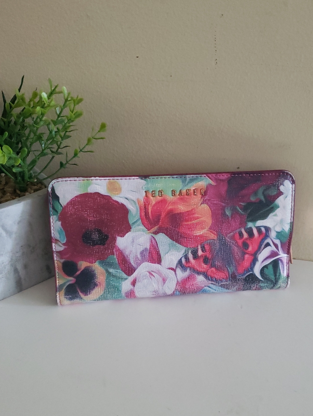 Ted Baker Bifold Floral Long Women's Multi  Wallet O/S